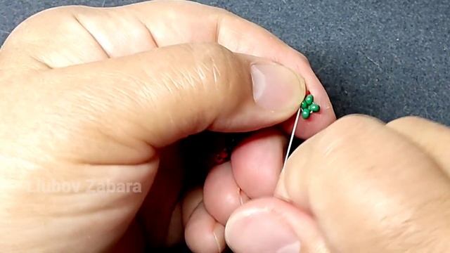 Простая ЦЕПОЧКА из бисера. Всего 2 движения. ПЯТЬ ВАРИАНТОВ.