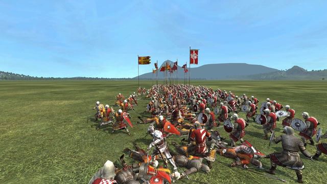 Medieval 2 Total War | [Denmark] Viking Raiders vs [England] Armoured Sergeants смотреть онлайн