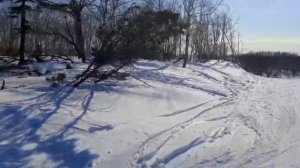 Сахалин, Катание на горе Красной, лыжи, Горный Воздух. Downhill Skiing on the Red Mountain, Sakhali