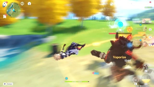 Genshin Impact AMD Ryzen 3 3200U (1366x768) max settings gaming test смотреть онлайн