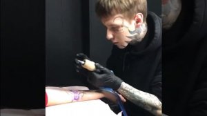 The process of tattoo / Процесс татуировки