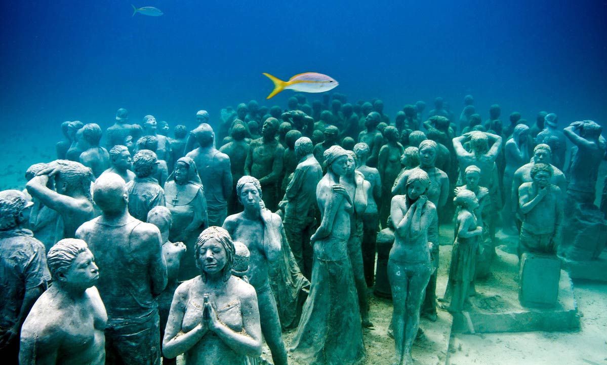 Тихая эволюция - Фантастический подводный музей в Мексике!