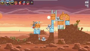 Птички против свиней в космосе  (ANGRY BIRDS STAR WARS)