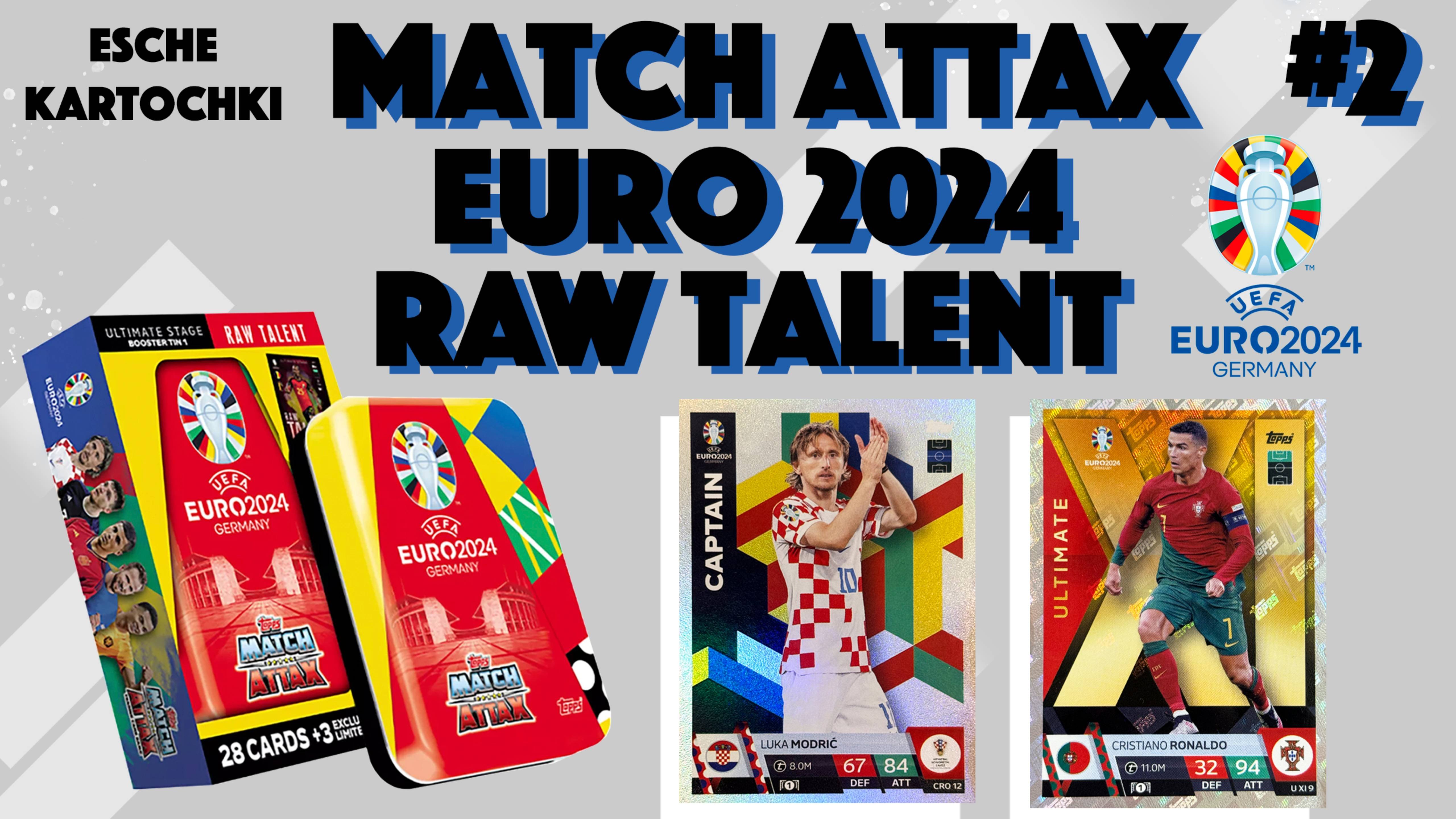 Распаковка карточек №2. PANINI EURO 2024 RAW Talent Box Unpacking