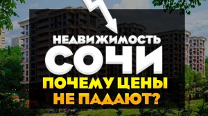 Недвижимость Сочи 2022. Почему цены на недвижимость Сочи не падают