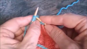 Простейшая обвязка "в карман" на спицах.  Часть 1. Планка