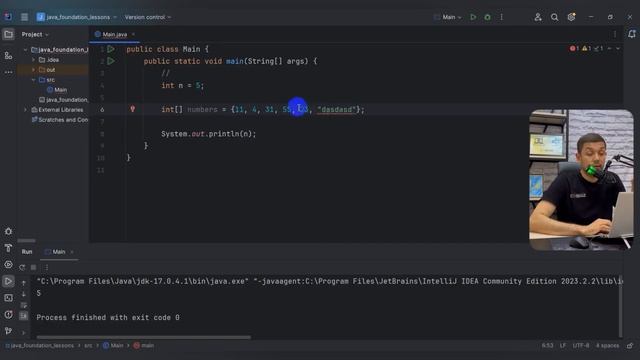 #19 Java Foundation Module 2 - Array introduction смотреть онлайн