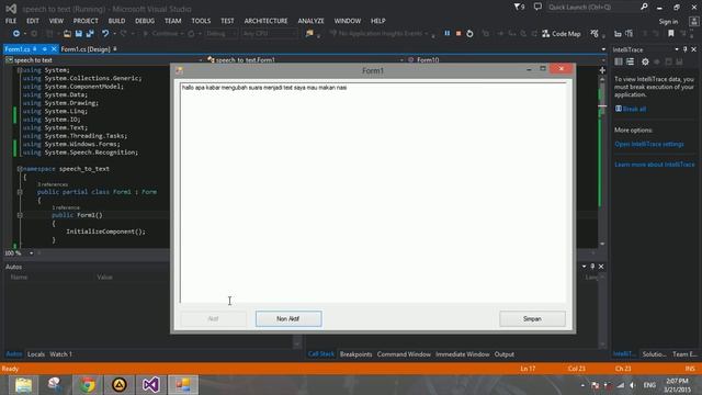 Speech Recognition Bahasa Indonesia | Menguba Suara Menjadi Text смотреть онлайн