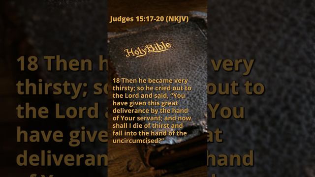 Judges 15:17-20 (NKJV)