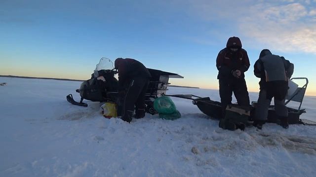 Зимняя рыбалка на белом море 2023. Ухта