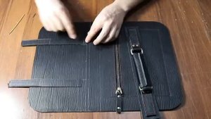 Мужской кожаный портфель своими руками + лекало