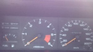 COLD START -5C Nissan Sunny N13 1.7 Diesel