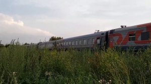 ТЭП70БС-207 со скорым поездом Ставрополь-Адлер прибывает Палагиада и приветливая бригада