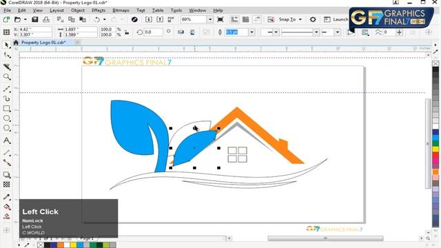 CorelDraw Tutorial | Property Logo | how to make logo in coreldraw 2018
