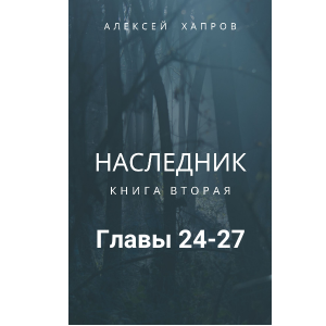 Наследник. Книга вторая
Главы 24-27