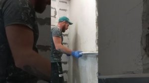 оштукатуривание стен!!!