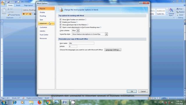 Word 2007: How to open recent documents in word смотреть онлайн