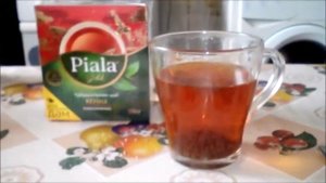 Реакция чая Piala На лимонную кислоту