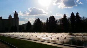 Fountains near Moscow State University