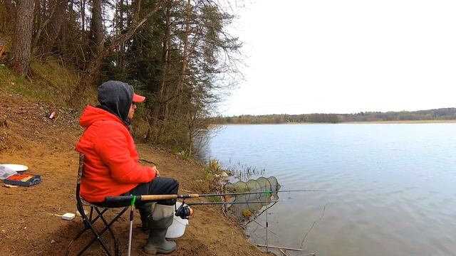 Весенняя плотва на фидер.Ловля плотвы на озере смотреть онлайн