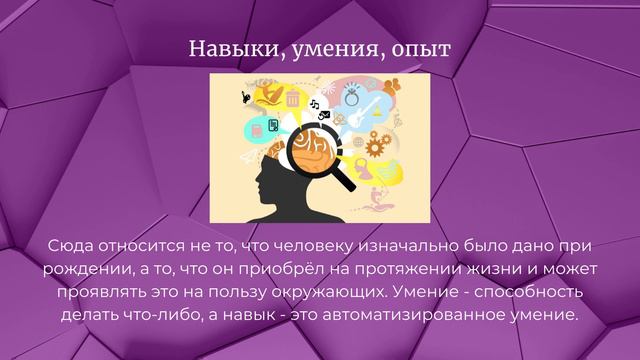 Основные внутренние ресурсы человека. Часть 2