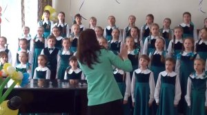 "Стрекотунья - белобока" Средний хор ДМХШ "Пионерия" им. Г.А. Струве