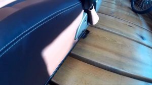 Seat alteration with eco leather/Перетяжка салона эко кожей