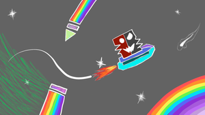 Platinum Adventure - радужный easy демон