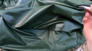 Ремонт лодки ПВХ .Клеим жидкую латку .