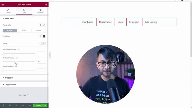 Add Divider Lines to Navigation Menus - Elementor Wordpress Tutorial смотреть онлайн