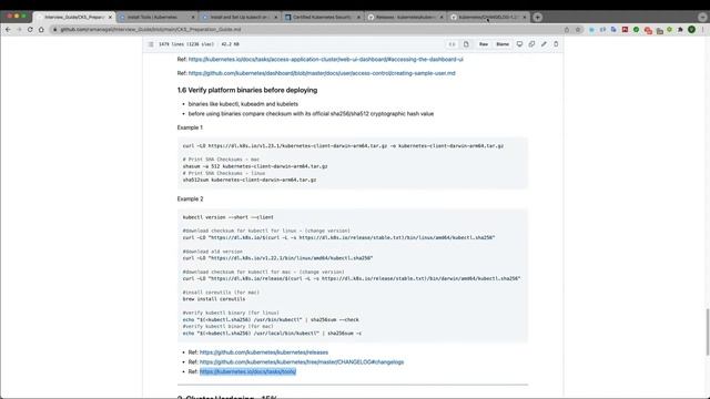 Kubernetes Security  - Verify platform binaries before deploying - 5