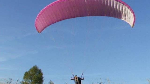 параплан. первые полёты. нижний