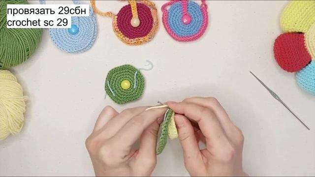 Сумочка для куклы Мастер-класс Вязание крючком Вag for a doll Crochet Pattern смотреть онлайн