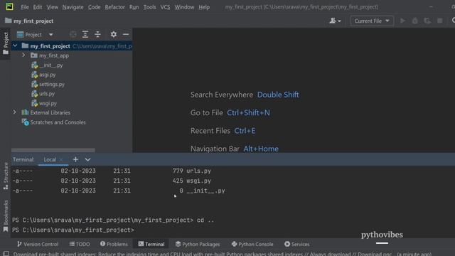 Set up your first Django project in #pycharm | Start Django project|#djangotutorial #python #django