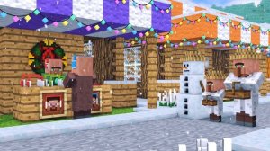 Snowman & Villager Life: FULL ANIMATION - Minecraft Animation