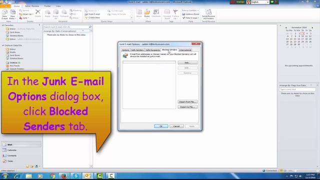 How to Block Email Address in Office Outlook 2010 смотреть онлайн