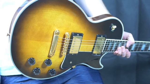1994 Gibson Les Paul Custom Tobacco Sunburst Plaintop Review and Demo смотреть онлайн