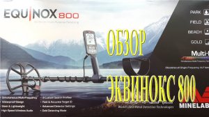 Распаковка и обзор металлоискателя Эквинокс 800