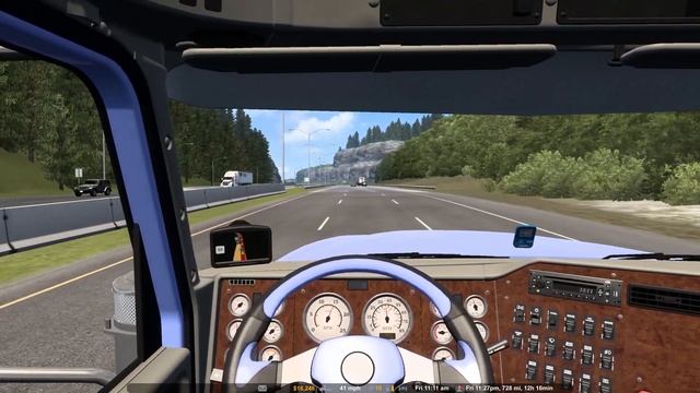 American Truck Simulator Realistic Economy Ep 132 Better get back over by Texas смотреть онлайн