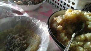 Картофельные шарики с фаршем