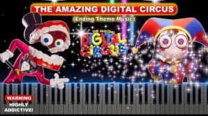 🔁 (Theme Song) Reversed but Still Nice【The Amazing Digital Circus】Backwards Ending Intro TADC Piano