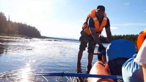 Первый большой поход на байдарках Ермак по Ковдозеру, 2020