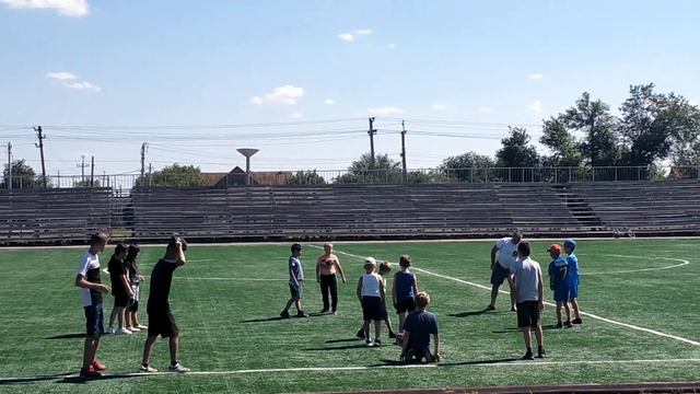 Разминка юных борцов? ГРБ на свежем воздухе +34©. 26.07.2023г. смотреть онлайн