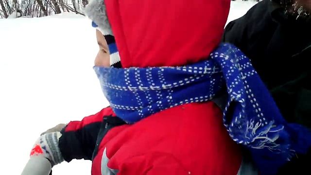 Снегоход из бензопилы дружба ,покатушки по селу Ко смотреть онлайн