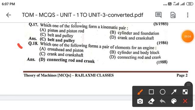 MCQs || Simple Mechanism || Mechanical Engineering || Theory of Machines |TOP - 30+ MCQs