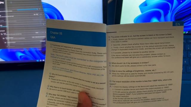 Portable Touchscreen Monitor by CUIUIC - great for travel - lightweight HDMI смотреть онлайн