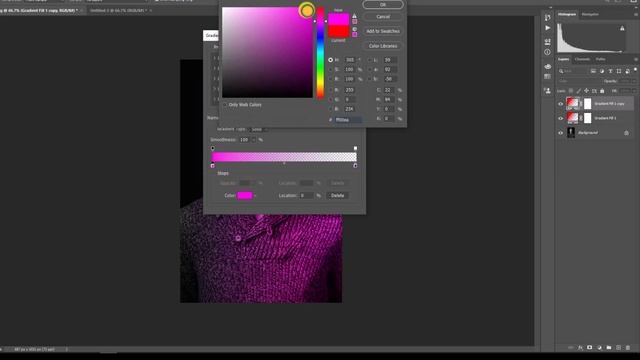 How to make gradient effect in photoshop 2023 | Image duel color смотреть онлайн
