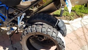 Обзор Bridgestone battlax ax41. BMW R1200GS Adventure