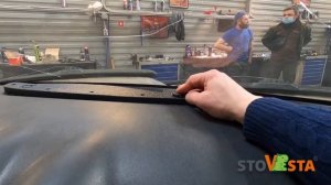 Неправильный обдув лобового стекла | Дефлектор решётки обогрева лобового стекла для Lada Largus