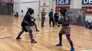 Срезал ножку. Чемпионат России по спортивному ножевому бою. #shorts
